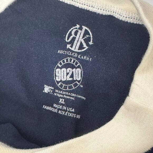 NWT Recycled Karma Donna Martin 90210 Blue T-Shirt Sz XL - Picture 4 of 4